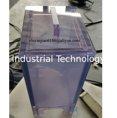 100mm X140mm X195mm مخازن کوچک شفاف PVC با پوشش برای آزمایشگاه