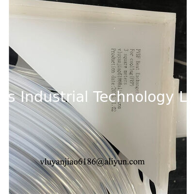 مبدل حرارتی فلوروپلاستیک PVDF برای محلول های شیمیایی گرمایش/خنک کننده