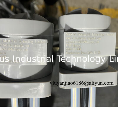 220 ولت 5 کیلووات بخاری غوطه وری PTFE عمودی مارپیچی برای خط آبکاری