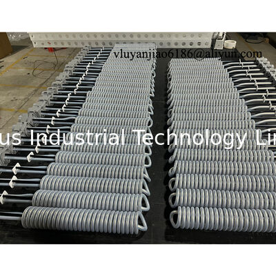 220 ولت 4 کلو وات گرم کننده عمودی PTFE برقی بیش از طرف گرم کننده برای مخزن الکتروپلاستی